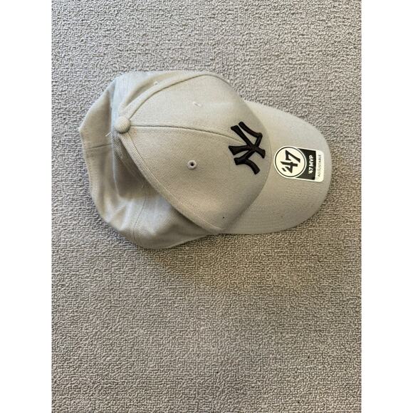 47 Brand New York Yankees Men's OSFA Grey Baseball Cap Adjustable - Picture 5 of 6